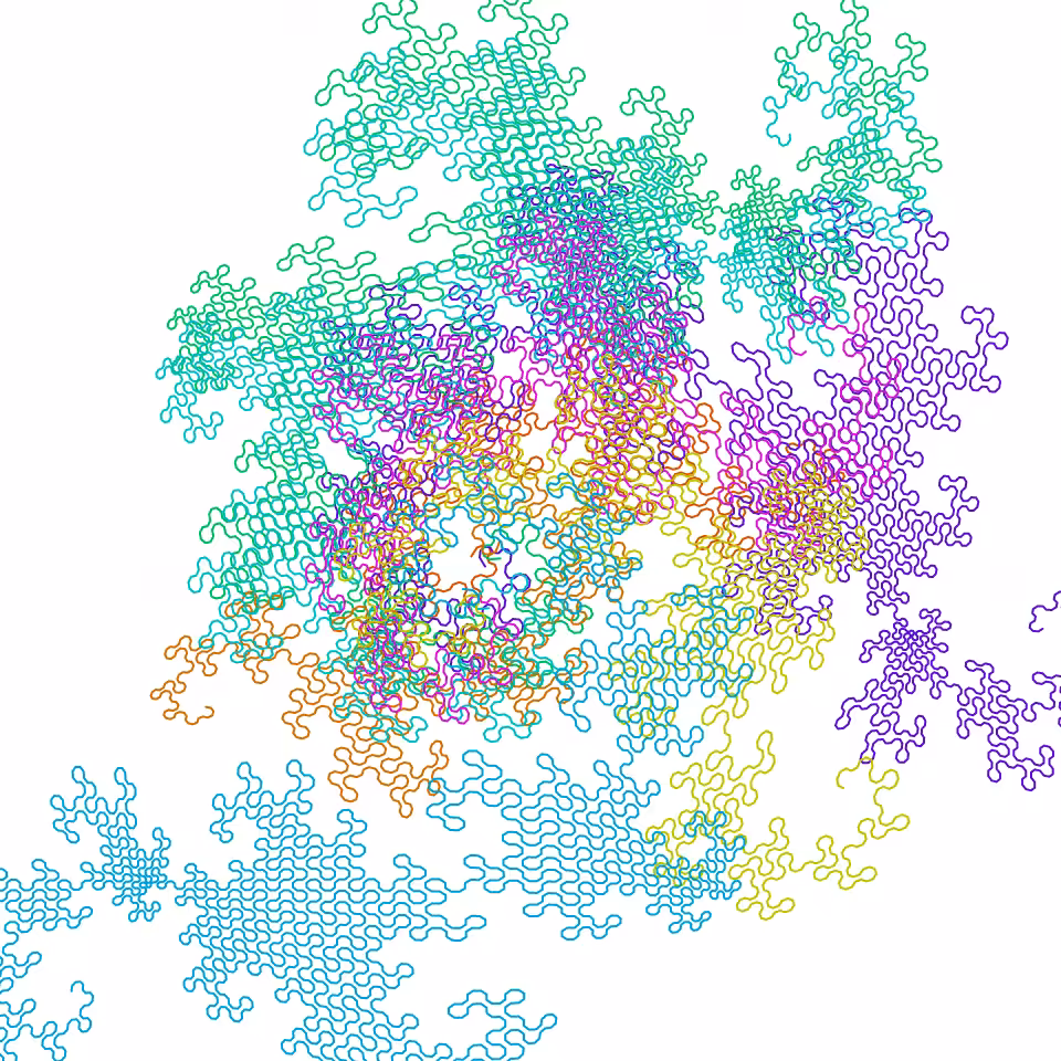 Dragon Curve Vortex #6