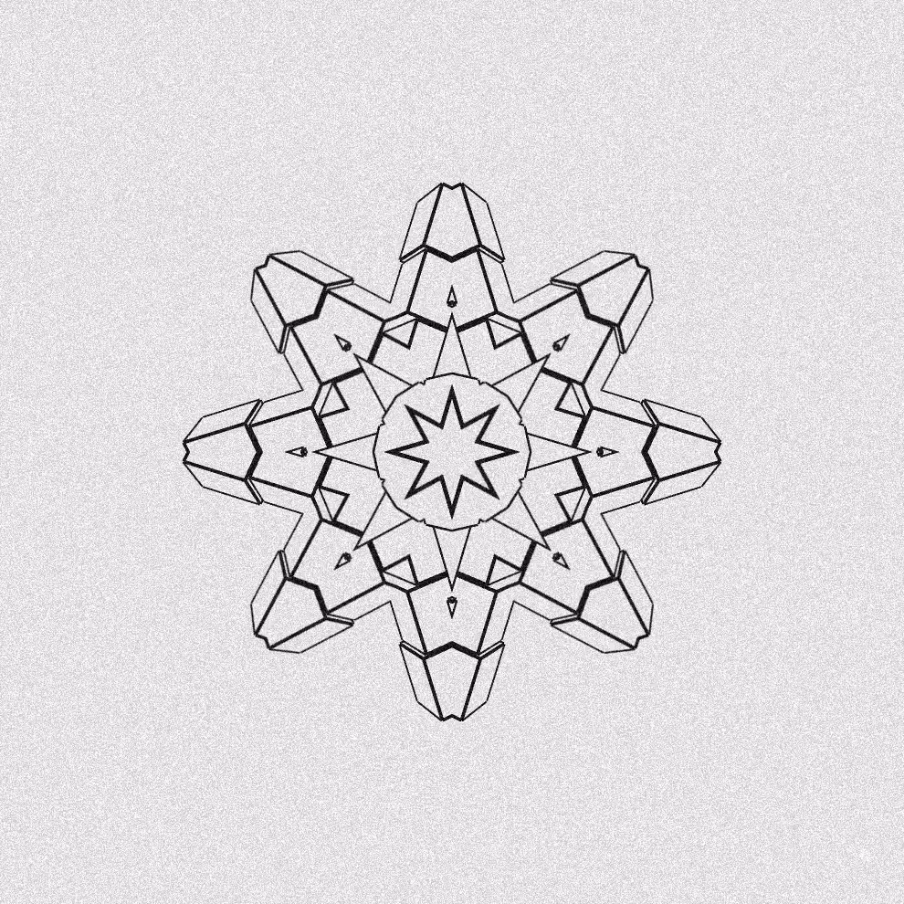 Monochrome Kaleido #222