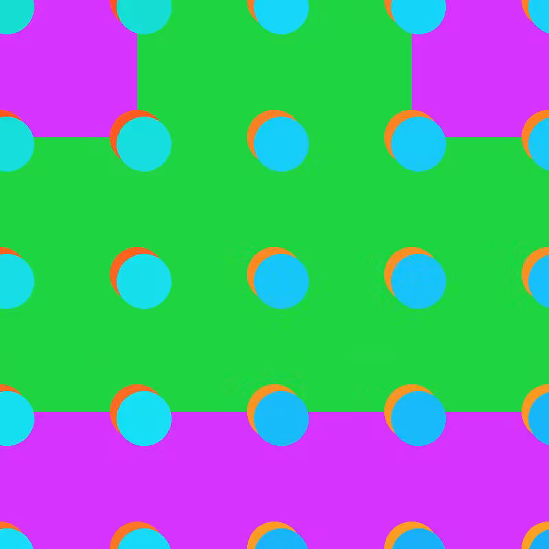 Squares and dots #1