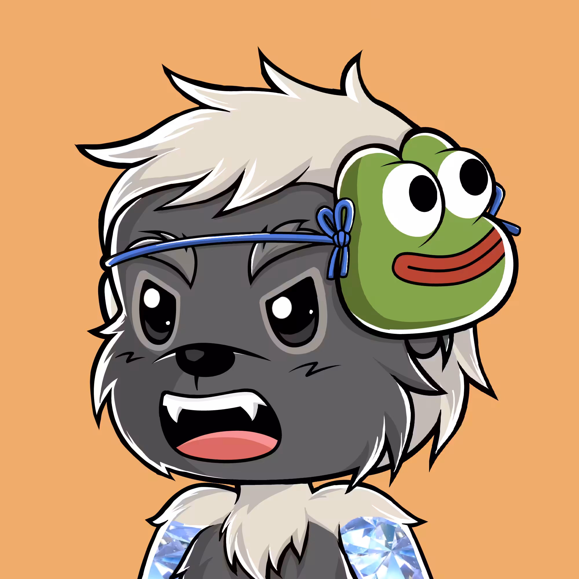 Pepe-Masked Crypto Badger