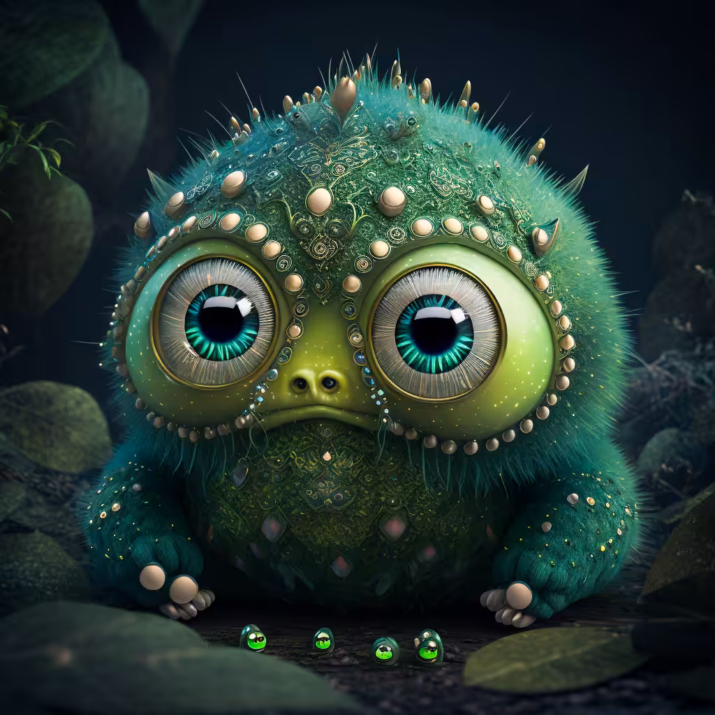 Adorned monster #03