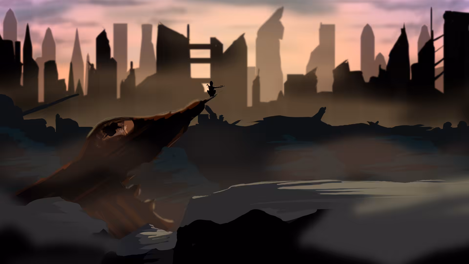 War_torn city