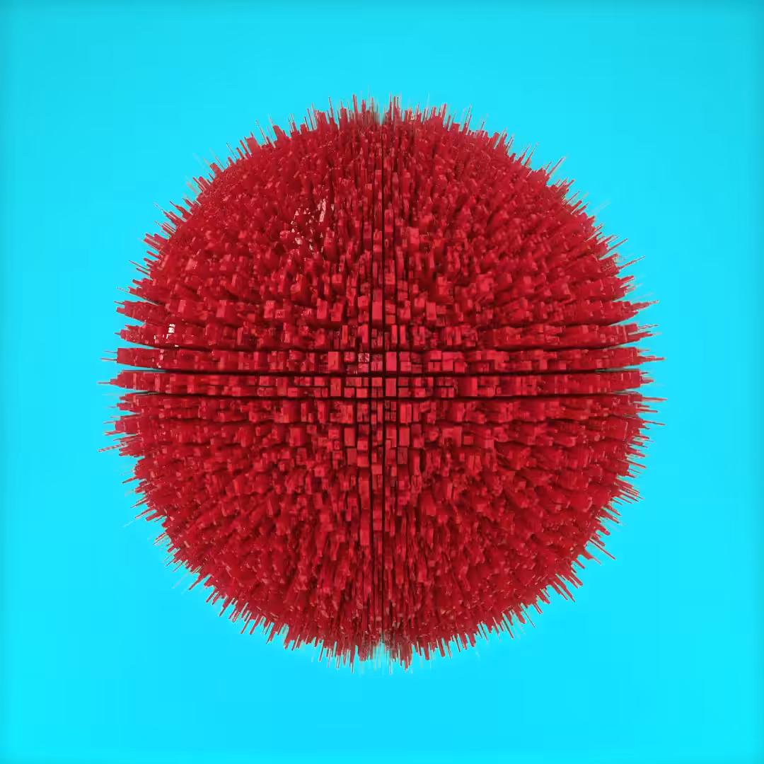 Happy skull ( red/cyan )
