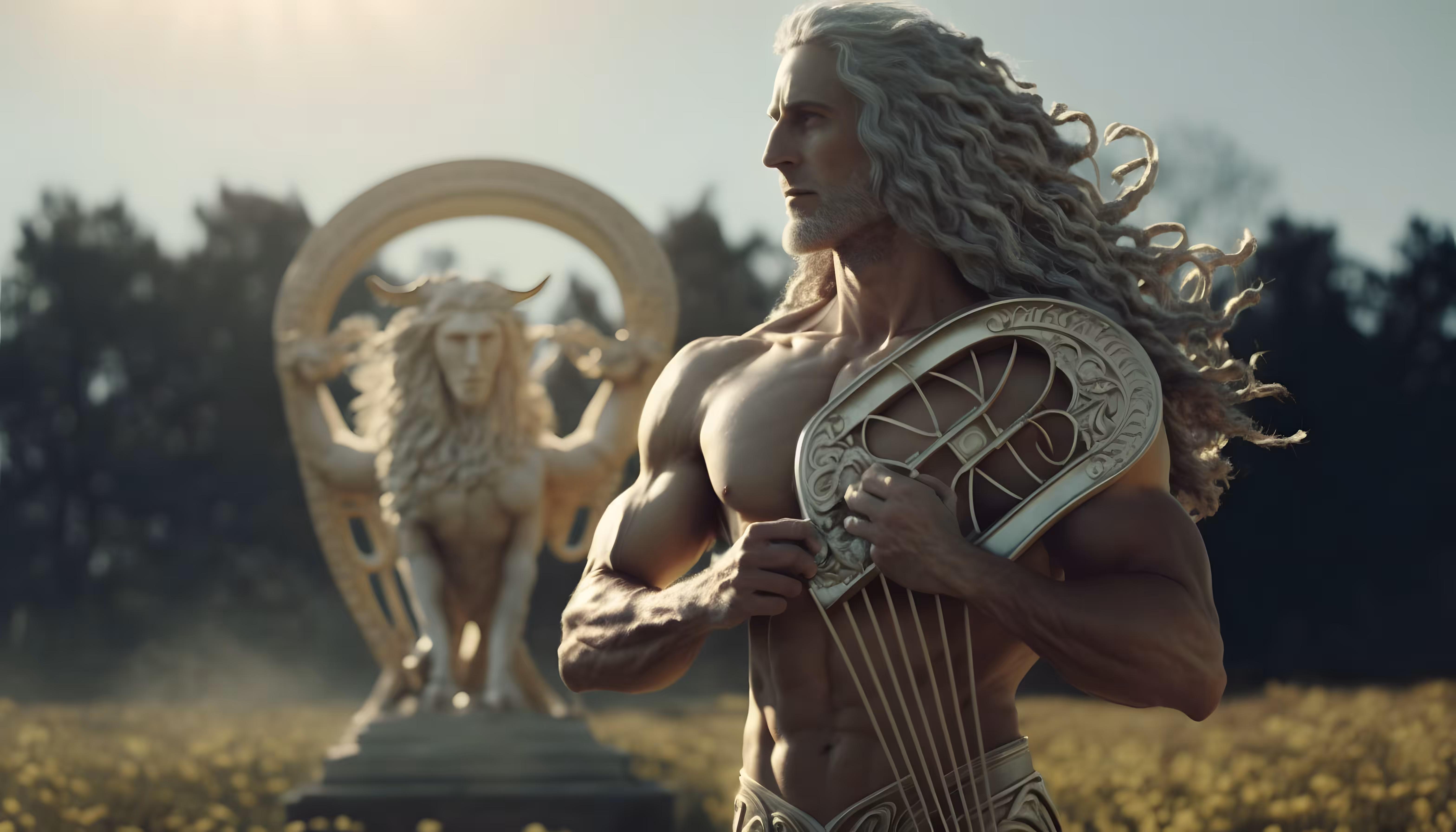"Apollo, God of the Sun, Music, and Poetry"