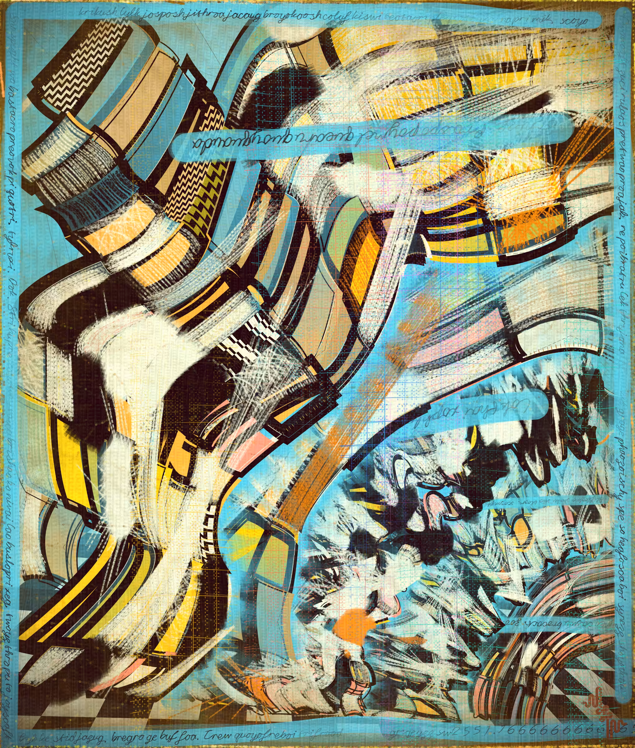 Amplitudes of Canvas #156