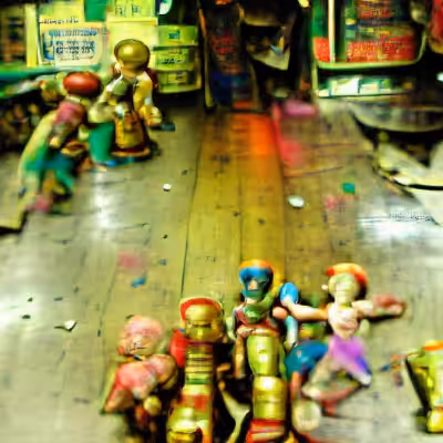 Antique Toys Dance