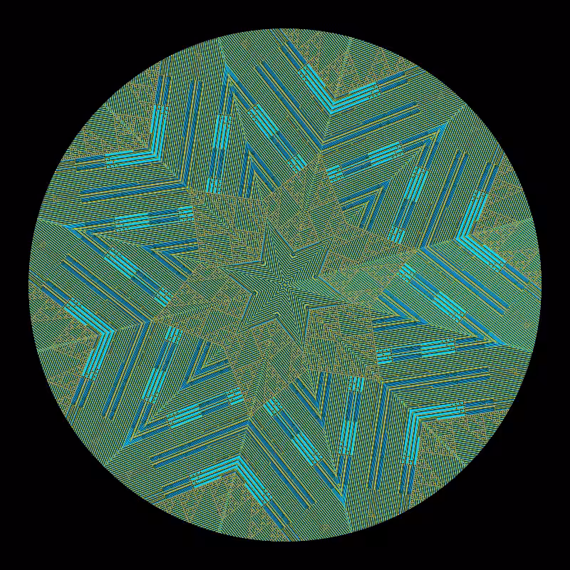 Binary kaleidoscope #183