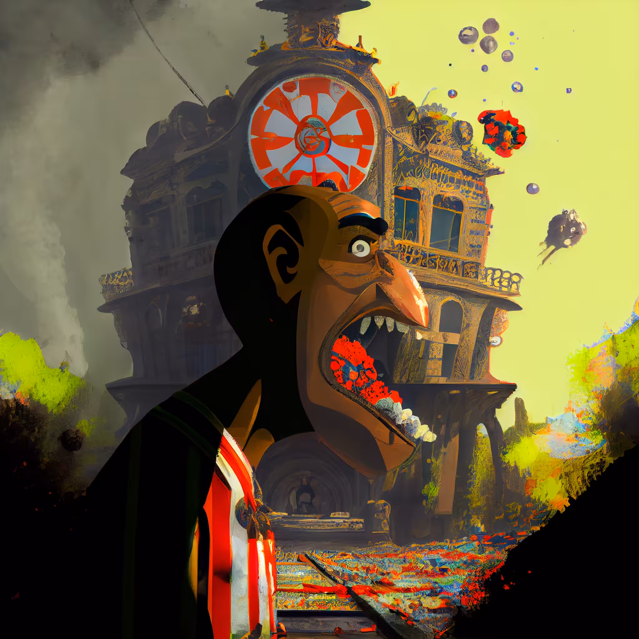 City manor and its owner