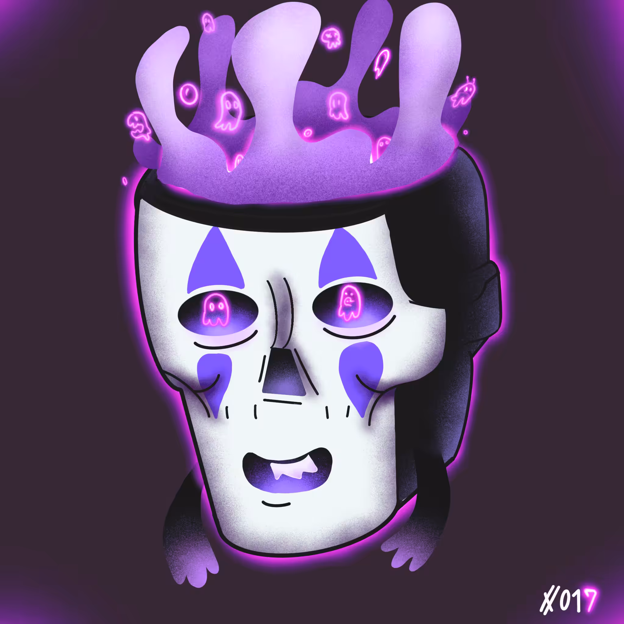 Crypto Skull #17 :No face