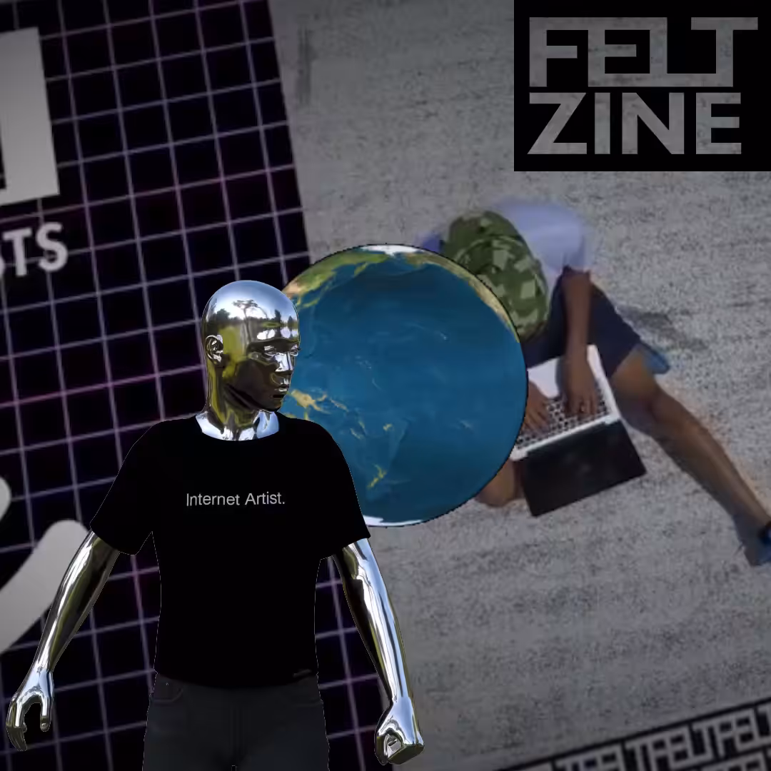 Canvas #107: mass surveillance. — internet artist. — global lockdown. — black box logo. — power on
