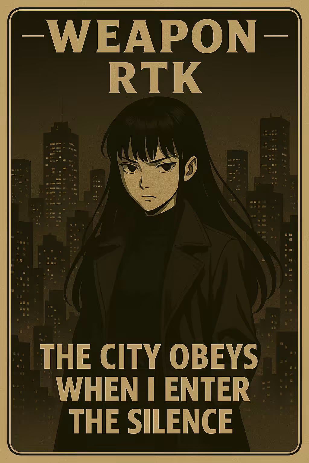 Weapon Card: RTK Noir — “The city obeys when I enter the silence.