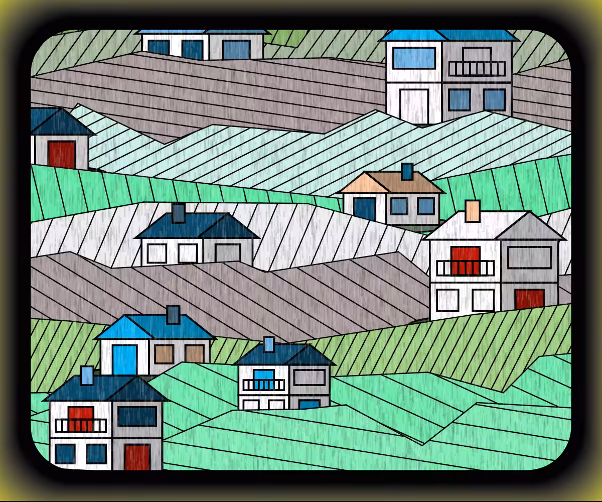 Rainy village #22