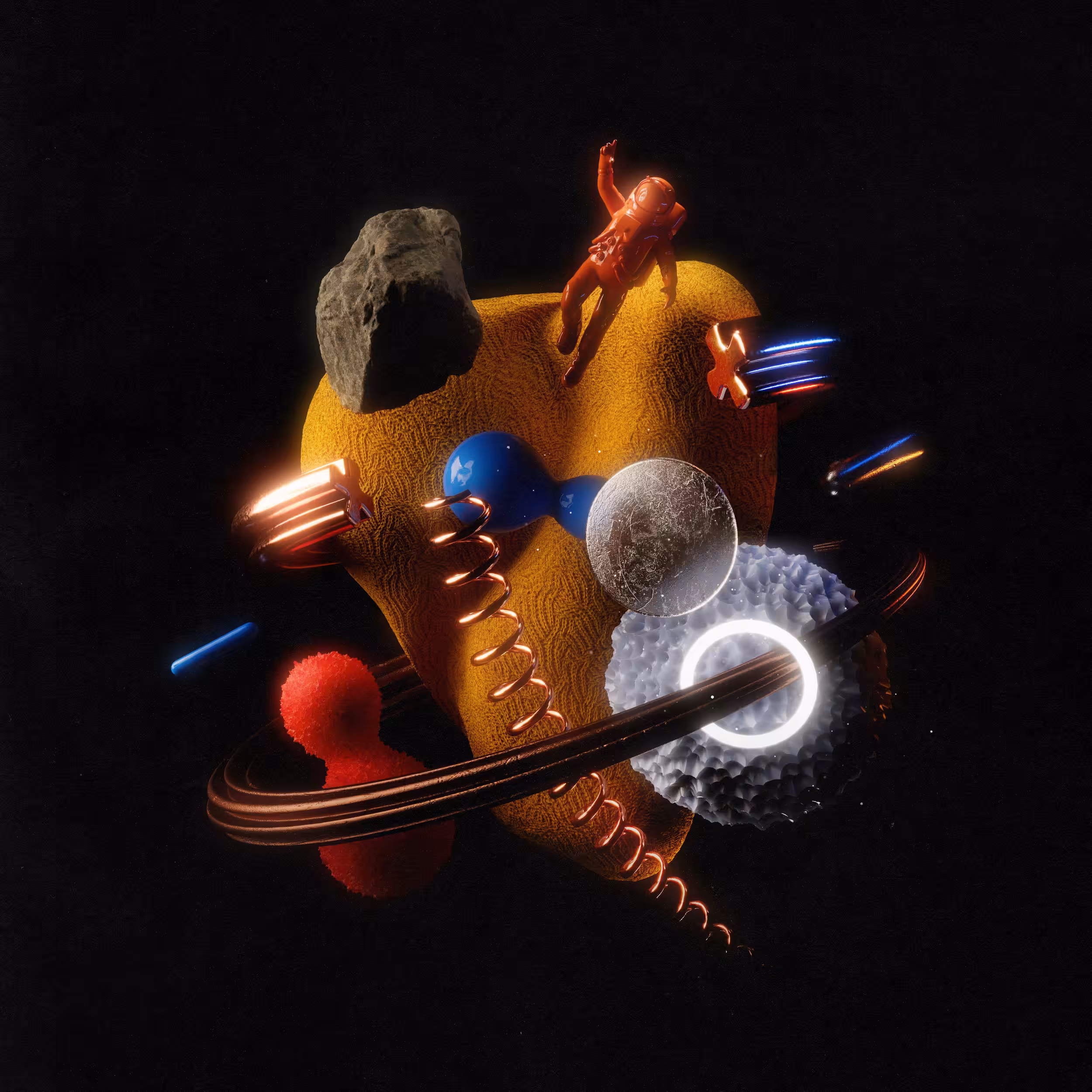 Space still life