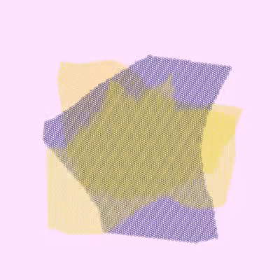 Moiré Mesh Paintings #18