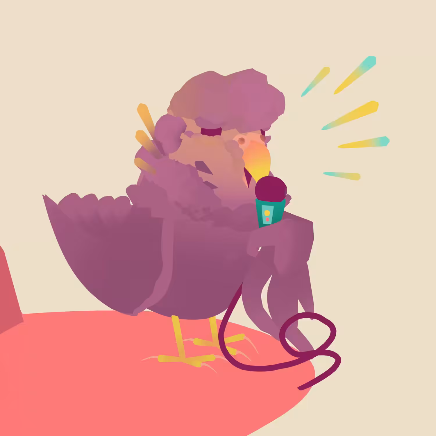 QUILLTOBER Day 21 // Fuzzy