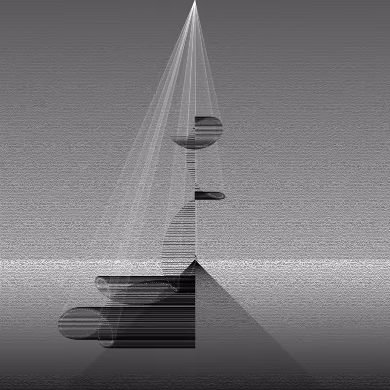 Meditating Lines #84