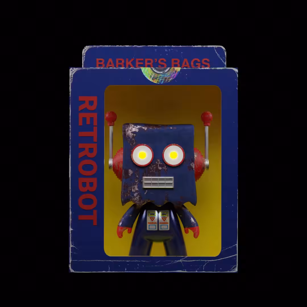 10 RETROBOT (BARKER'S BAGS)