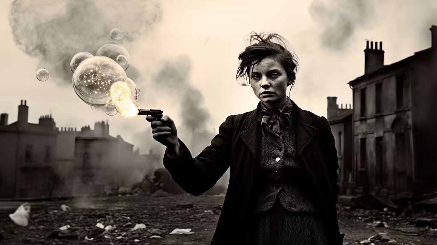 Bubble-gun Enigma