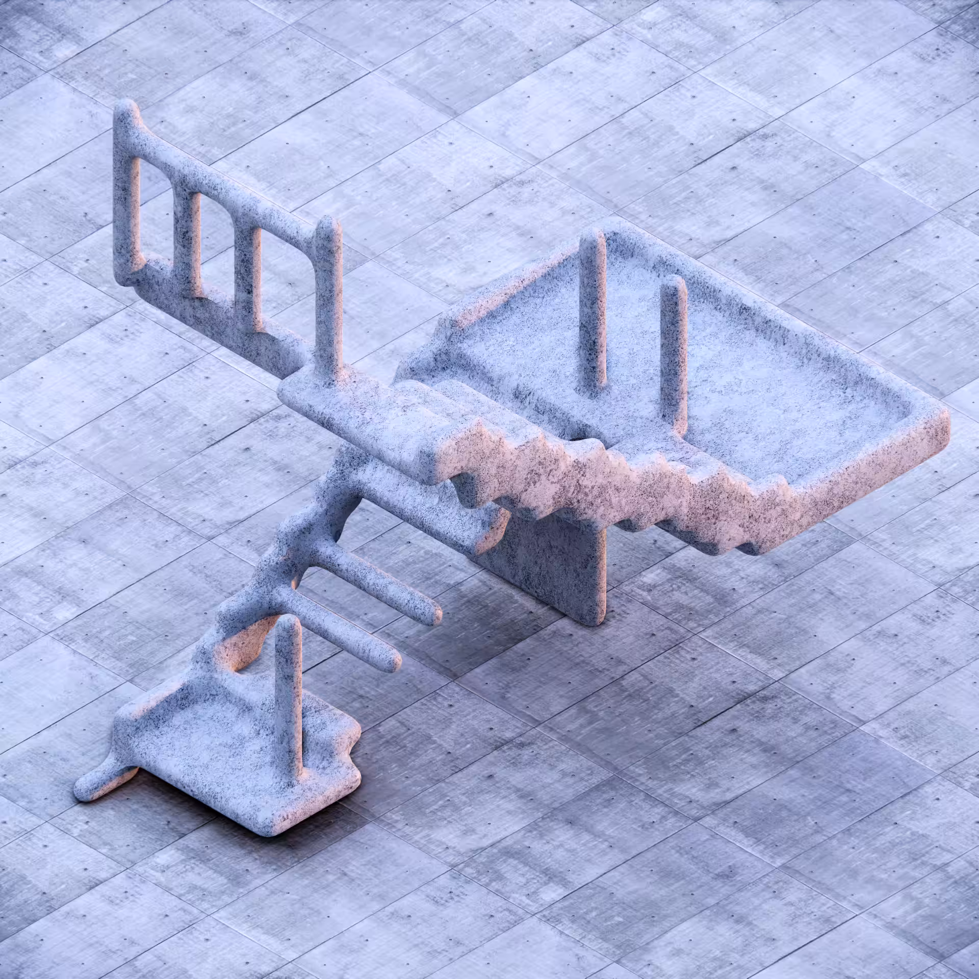 02 : Abandoned staircase
