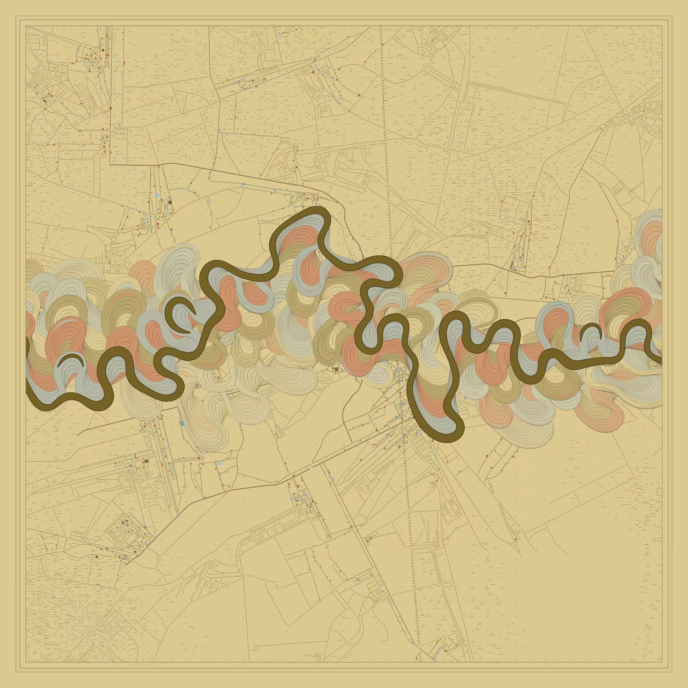 Ancient Courses of Fictional Rivers #79