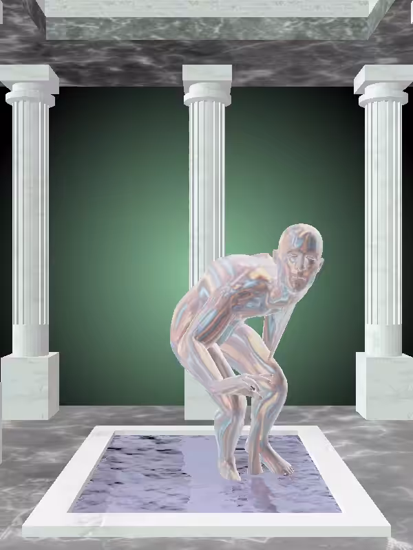 HeavenComputer: The Sneaky Holographic Glow Man #290