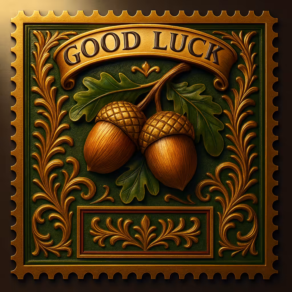 Acorn – Good Luck Stamps