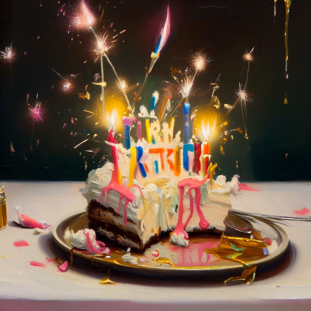 Birthday Sparkler Cake Melt | 1