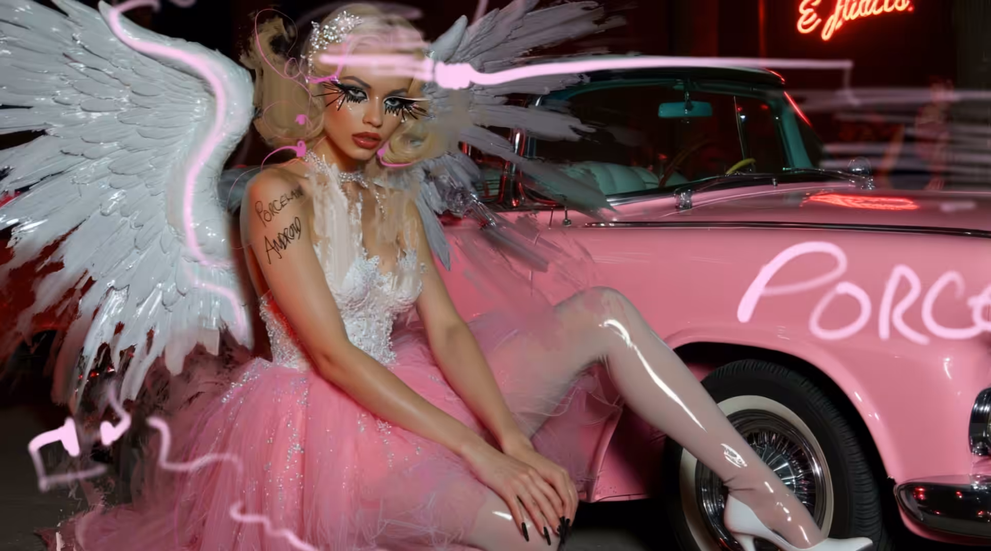 PORCELAIN ANDROID - THE MANGA MACHINE: Pink Cadillac