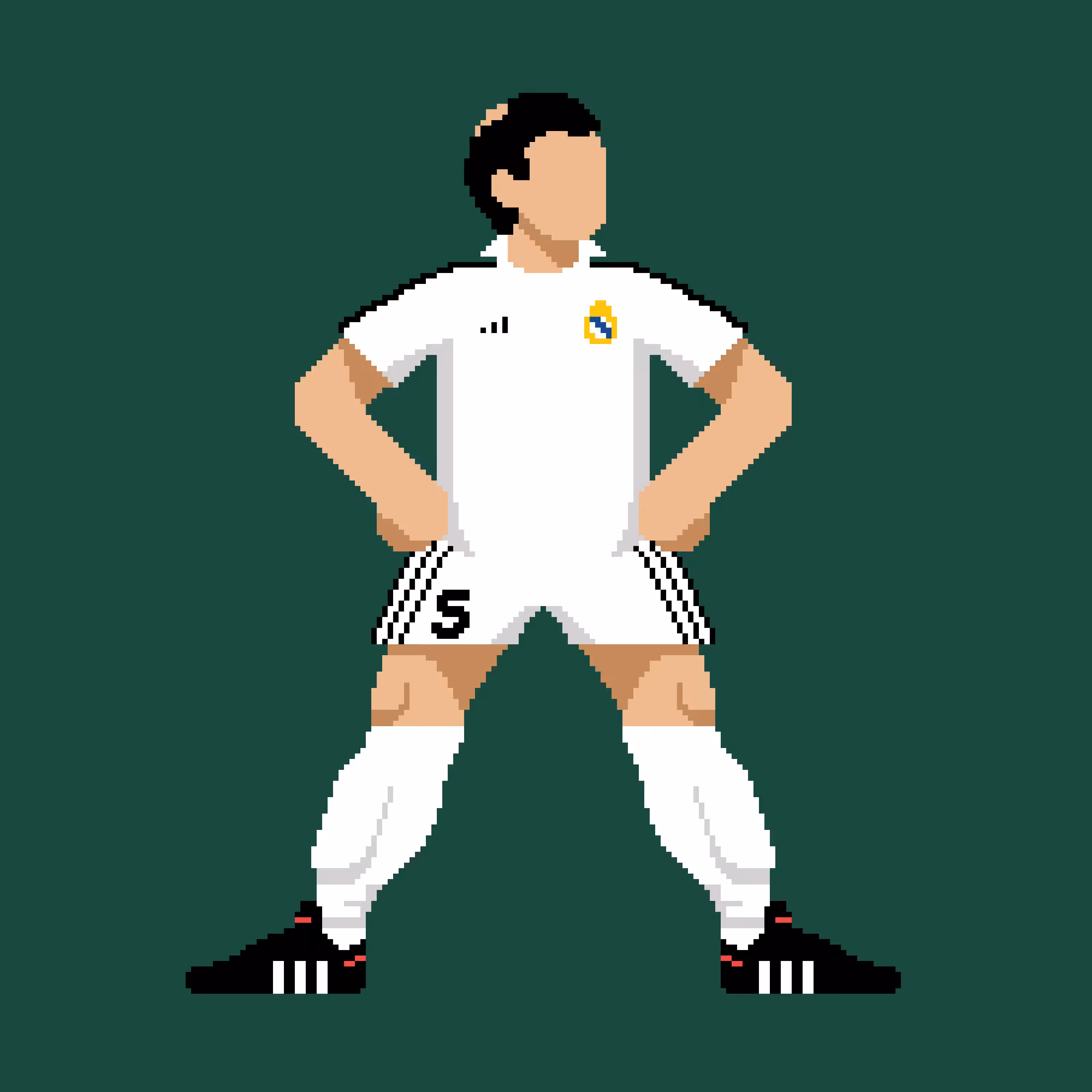 Super Soccer Pixel Club: Z. ZIDANE • REAL MADRID