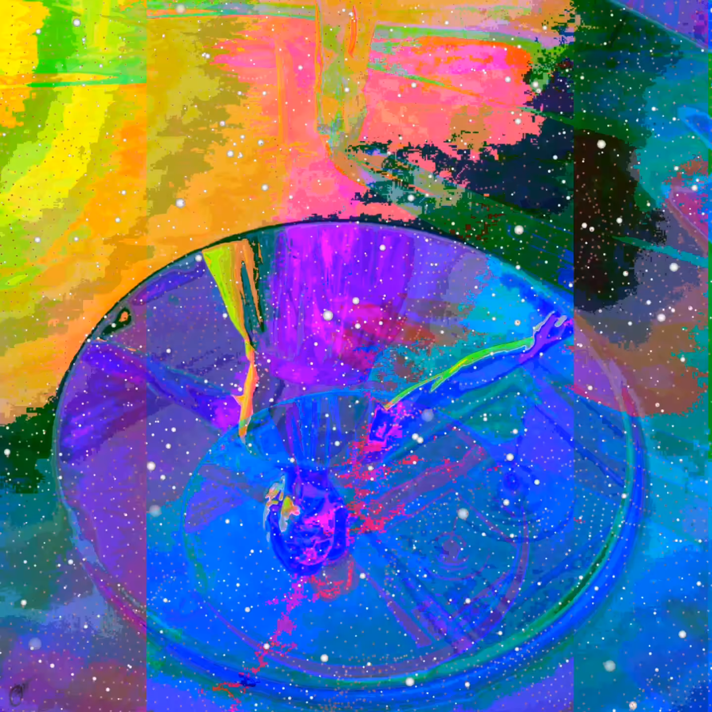 Reflection of the dancer