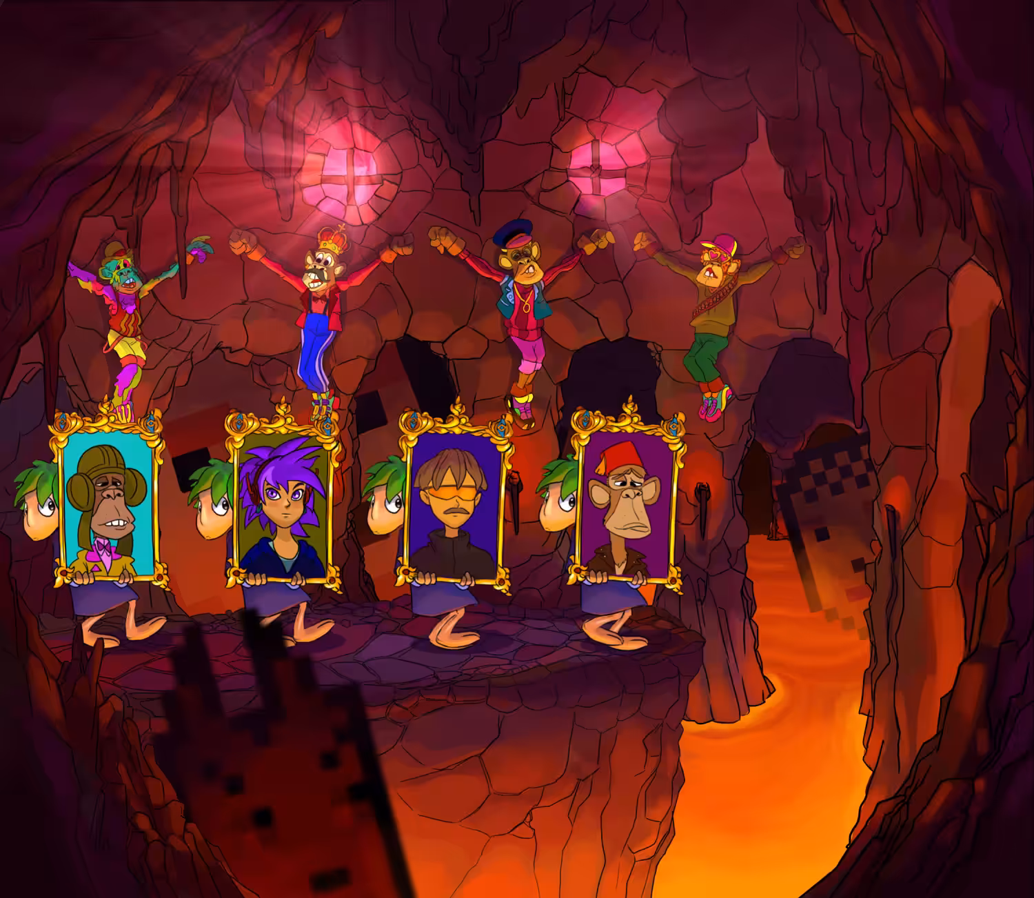 Lemmings Parade - commissioned by p1cky.eth