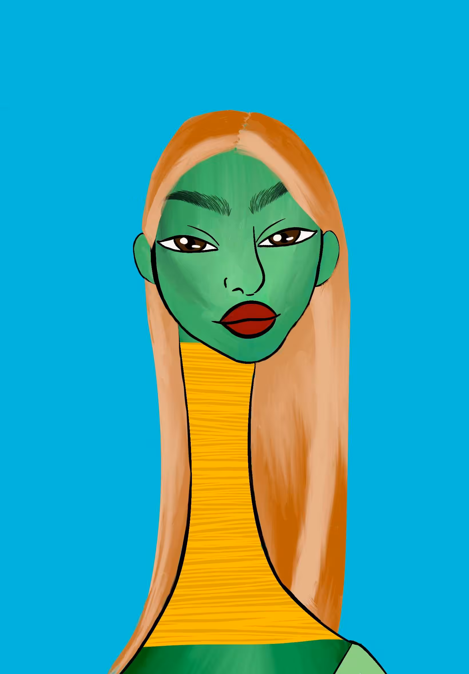 Long Neckie Ladies: Long Neckie Lady #2324
