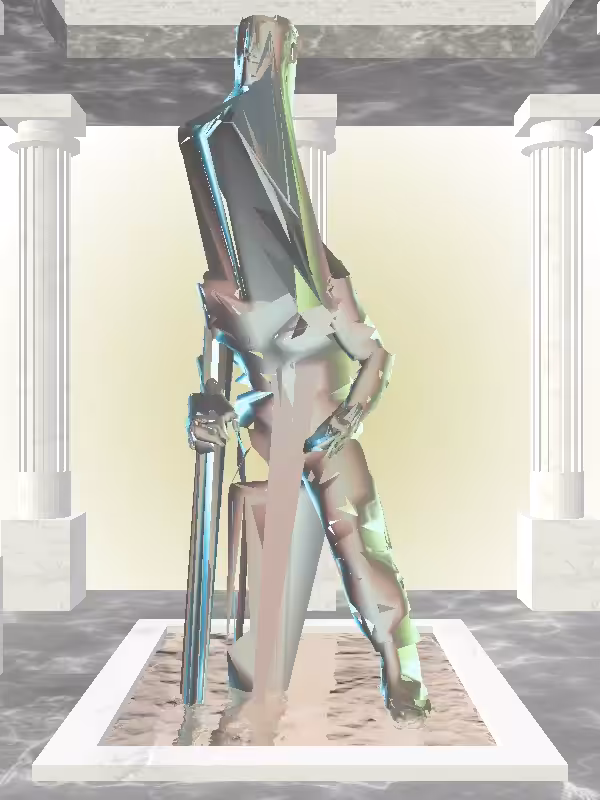 HeavenComputer: The Kicking Chatoyant Amazonite Man #7052