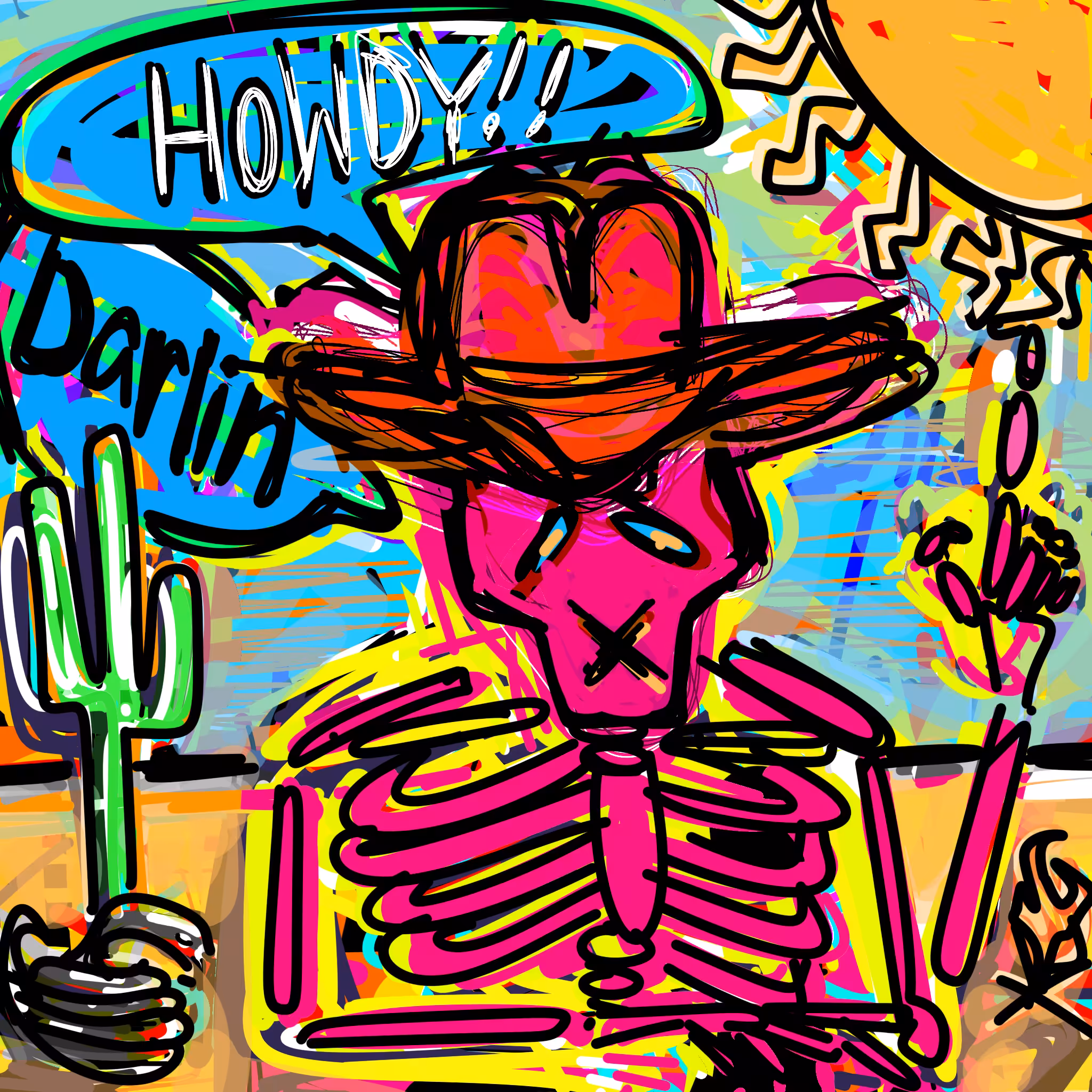 Howdy Darlin Skelly