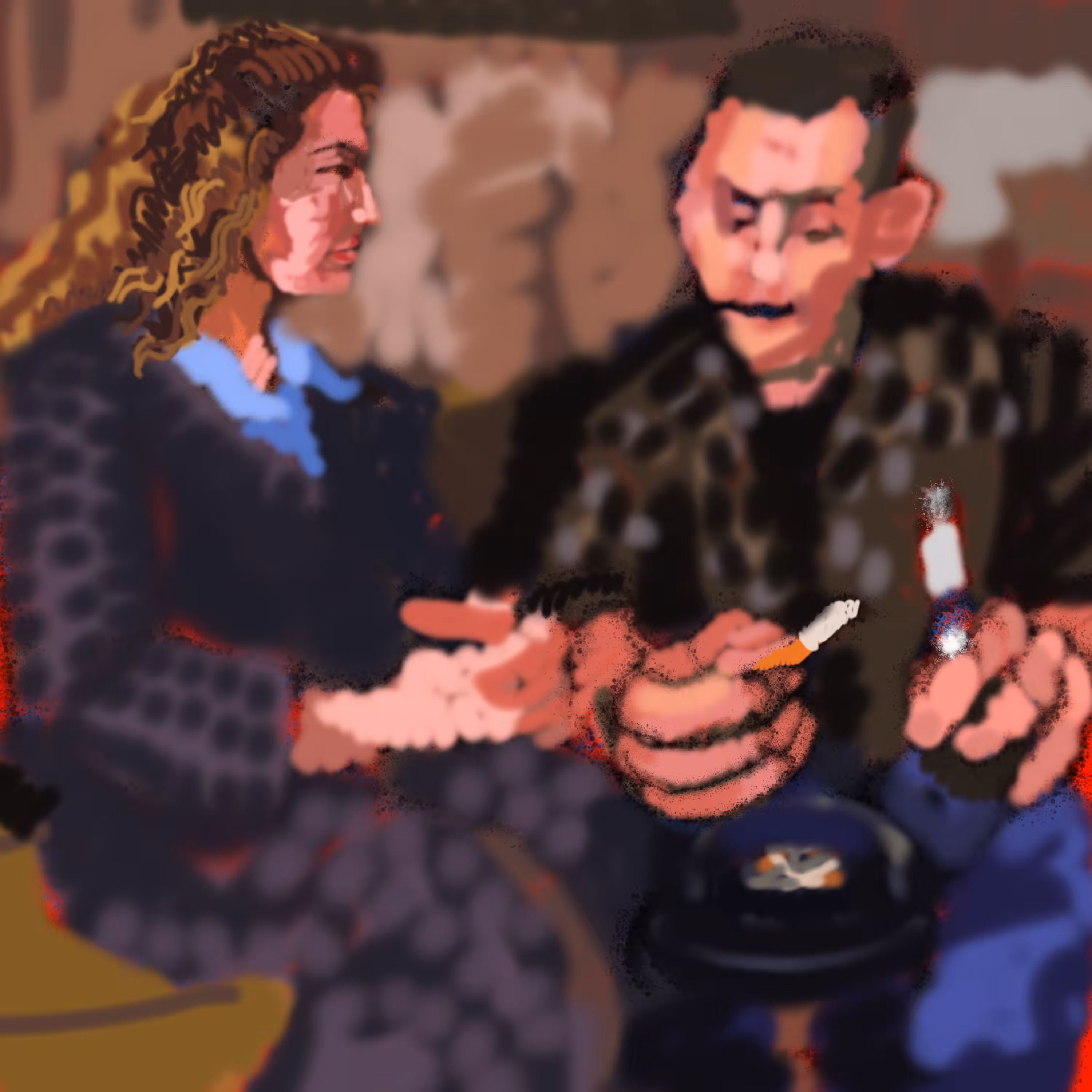Enfermitos Virtuales: birra y pucho