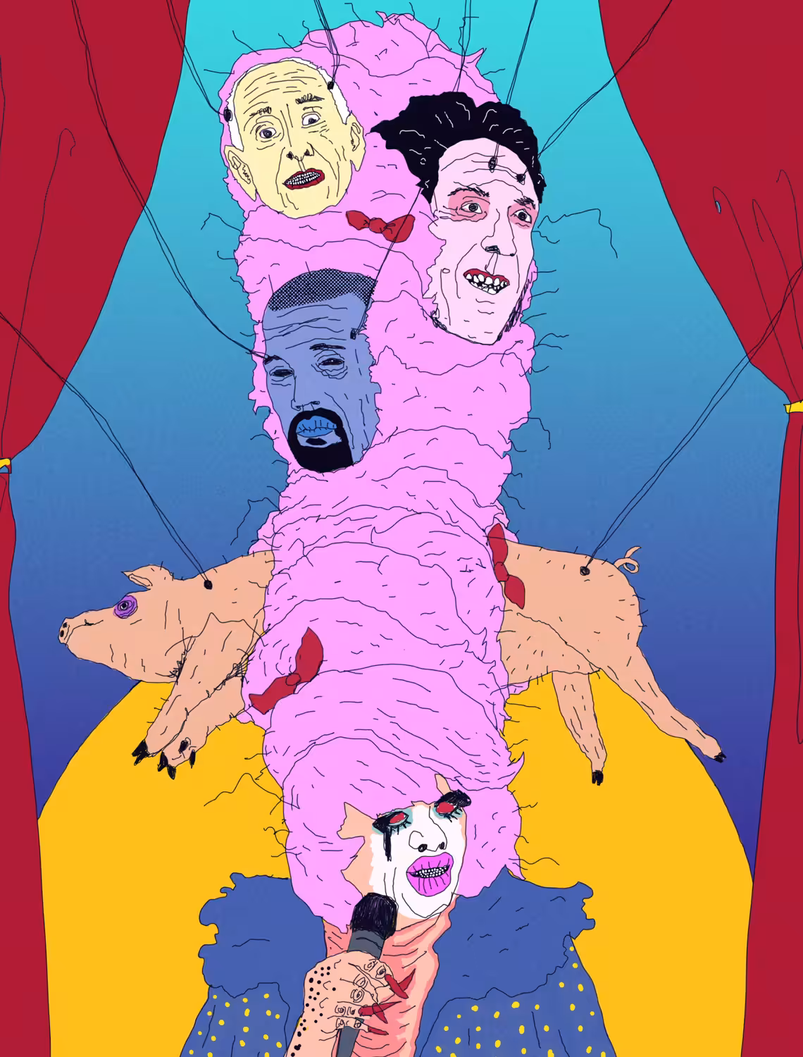 The Five Headed Beast Of Shit
