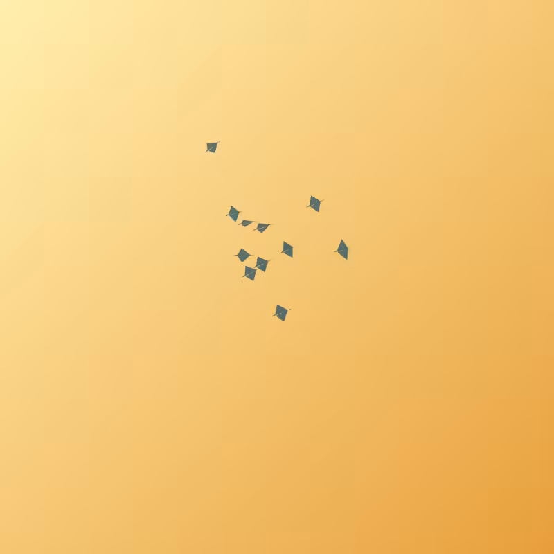 Painting Flocks  #14
