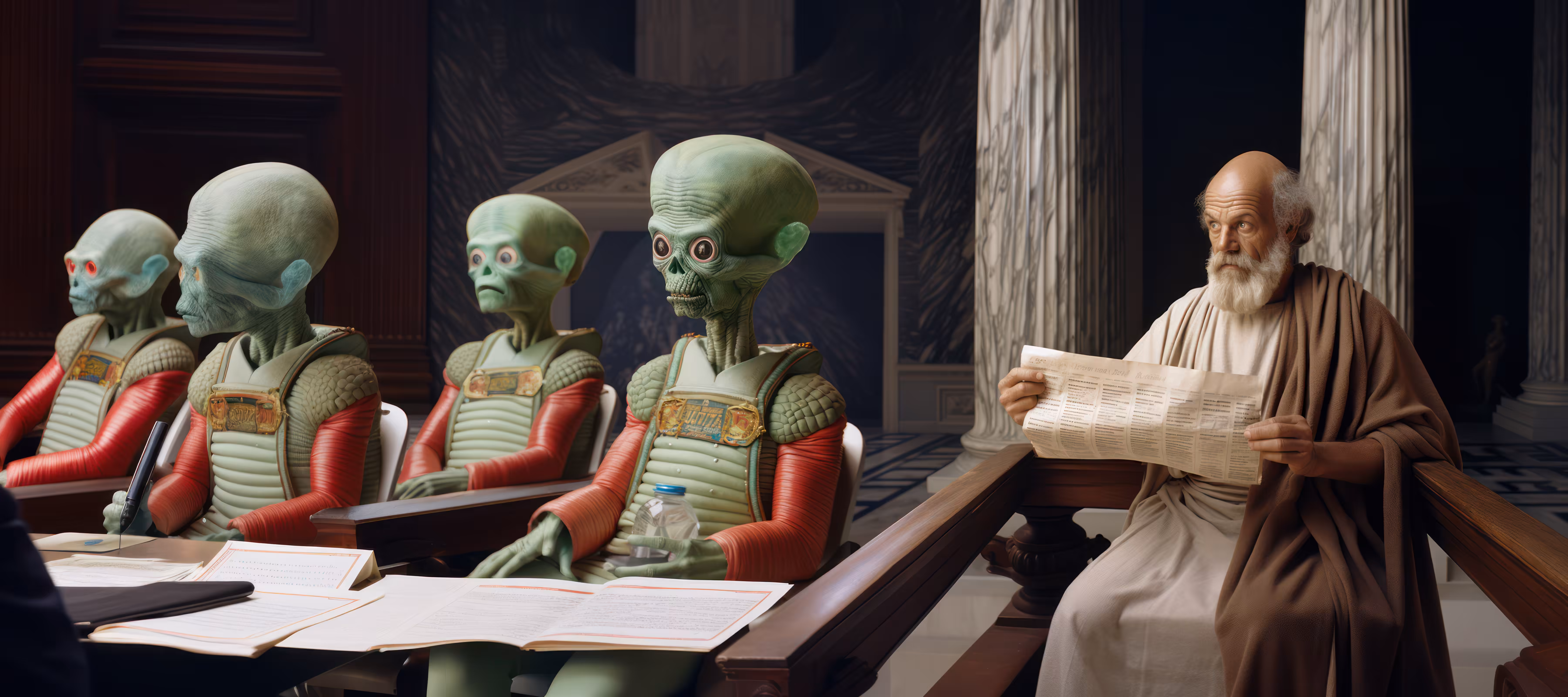 Socrates Patience for the Martians Wears Thin