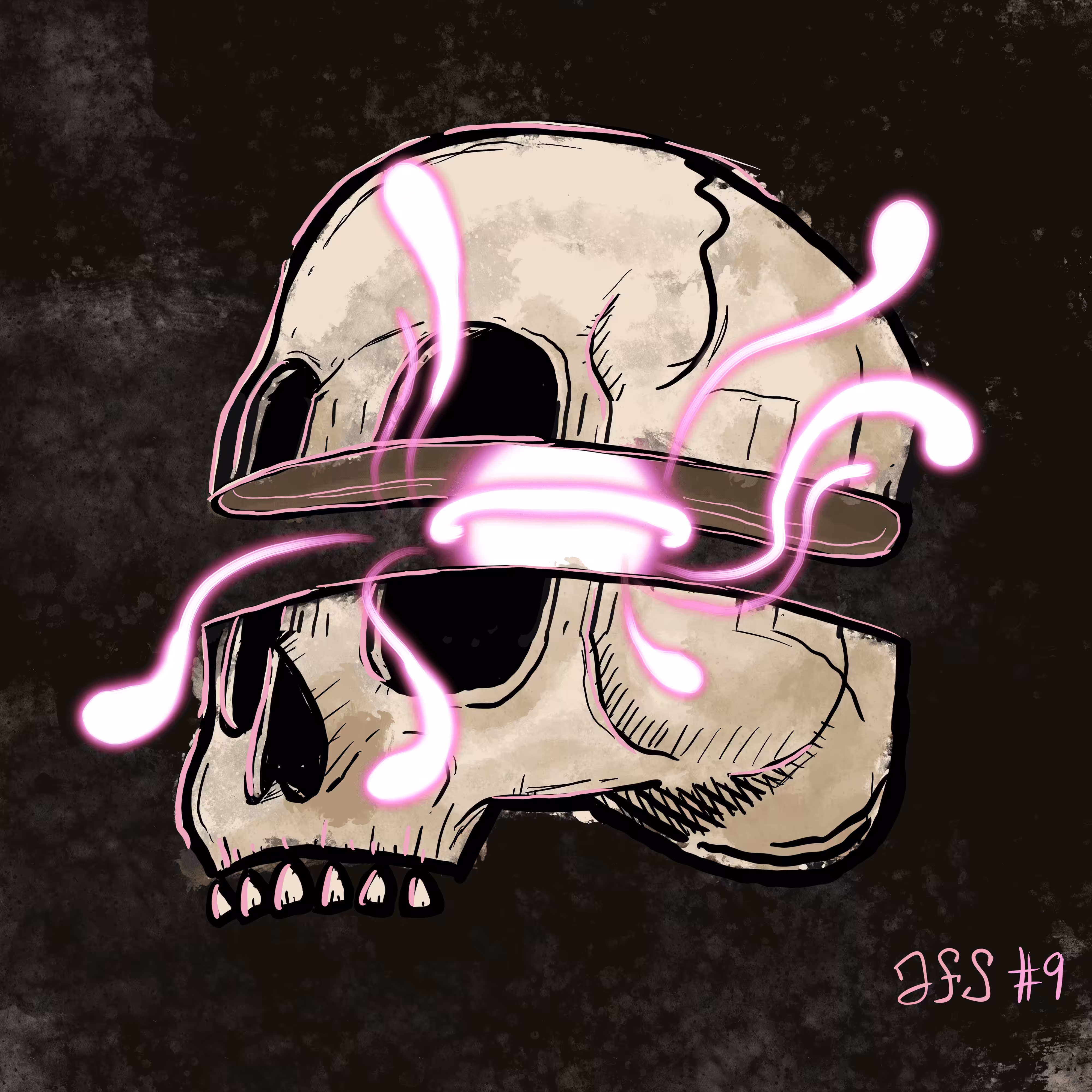 Almost Fancy Skull #9