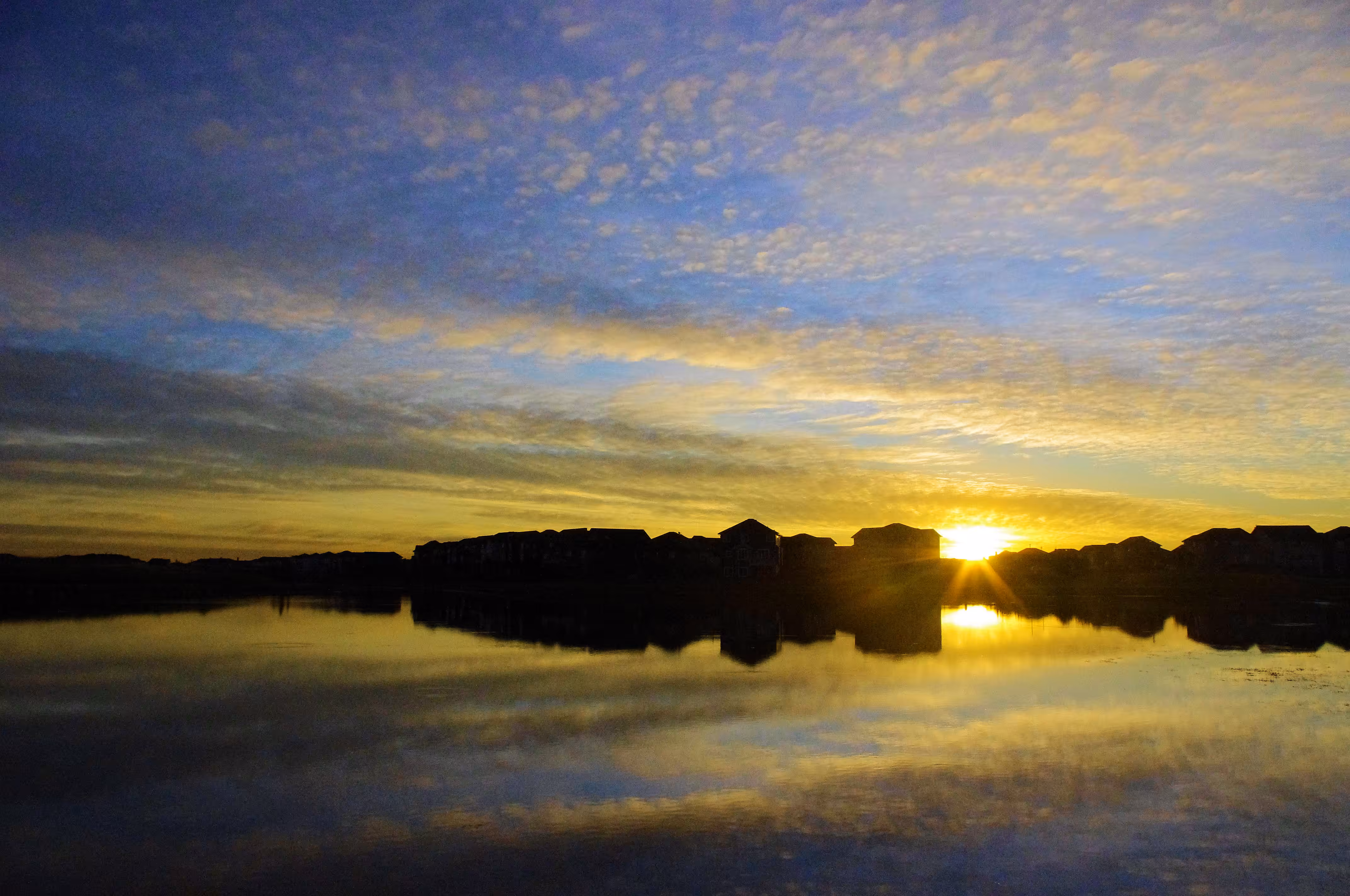 Sunset reflections