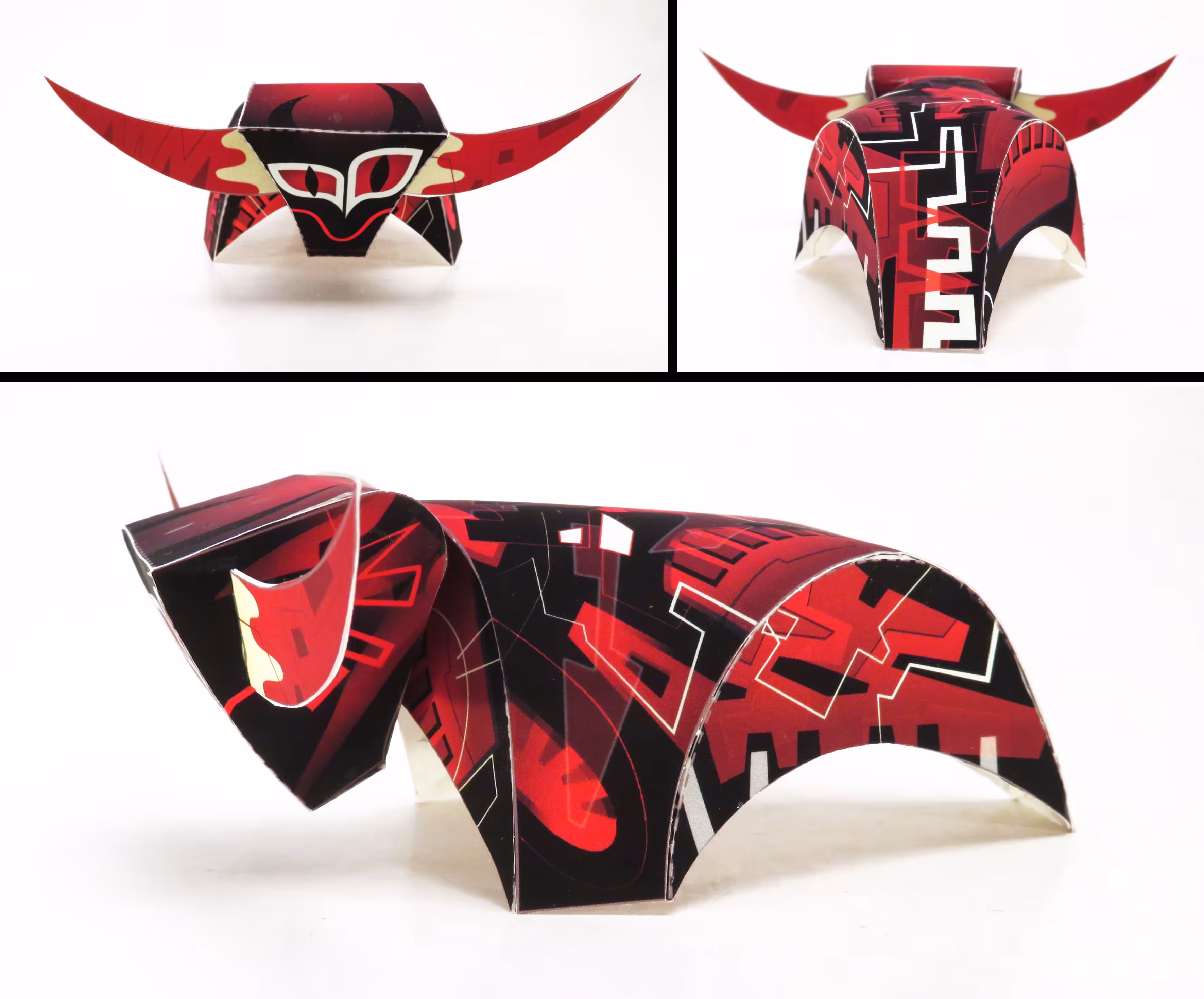 Furious bull
