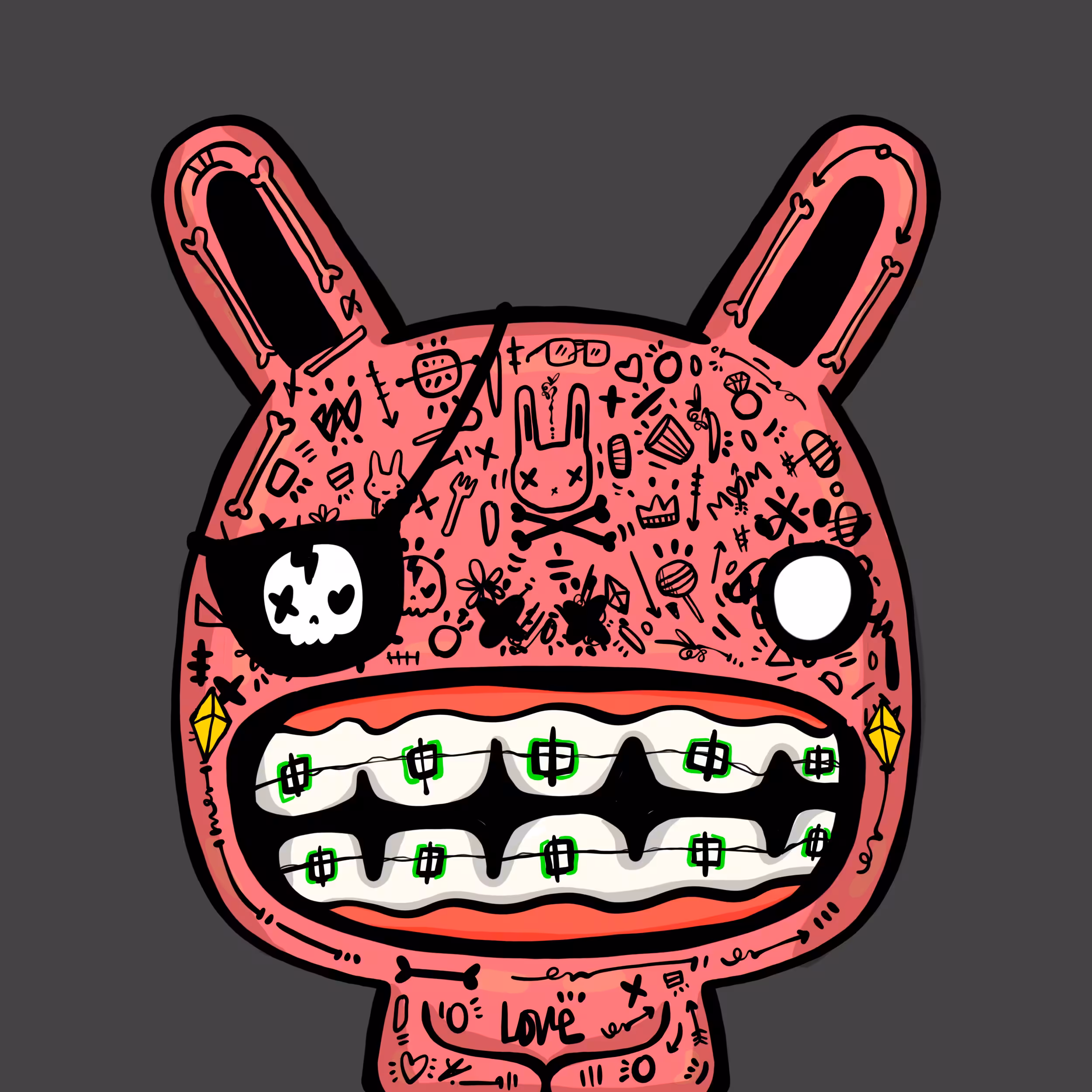 TKP BAD BUNNY #0600