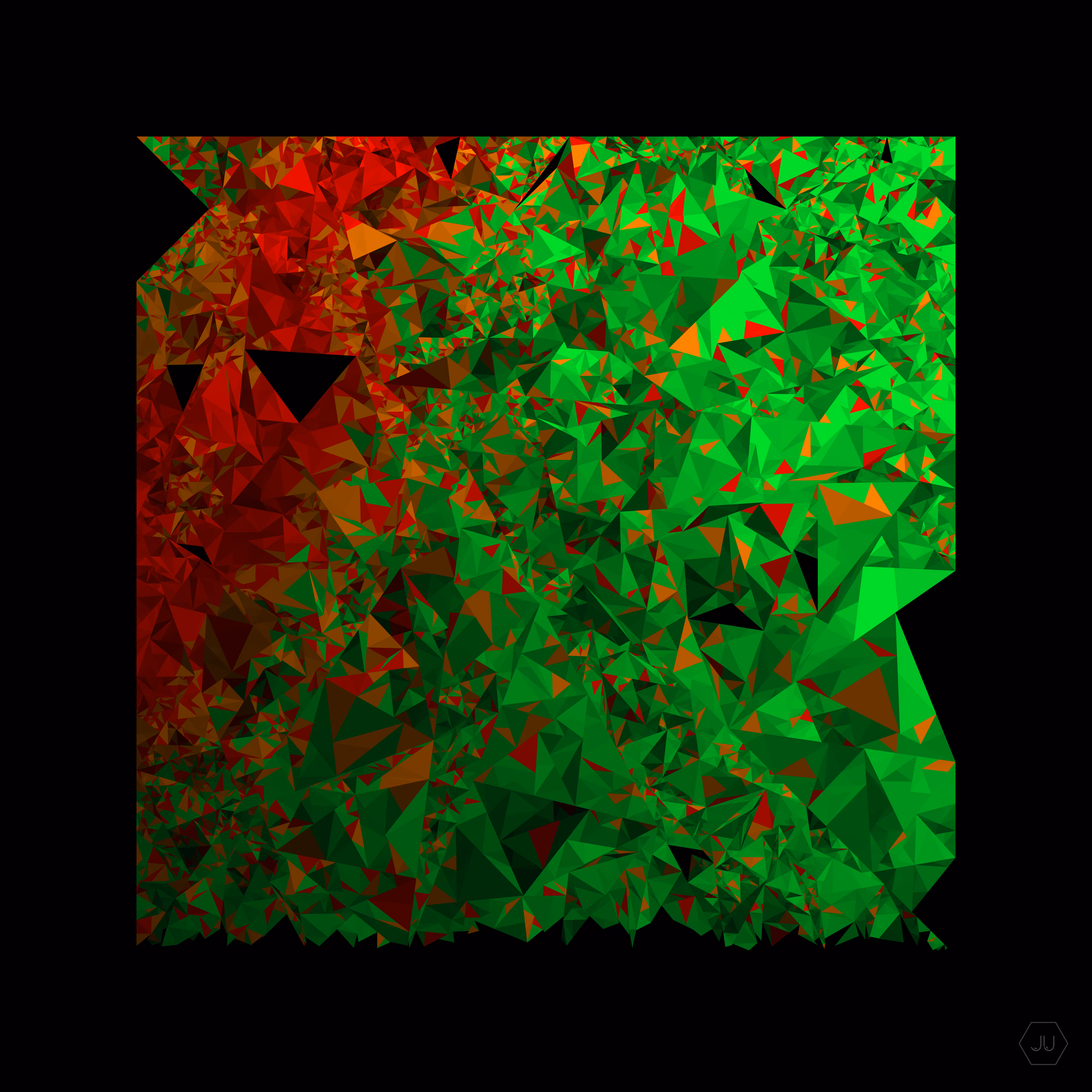 Torn Square 255-4-450