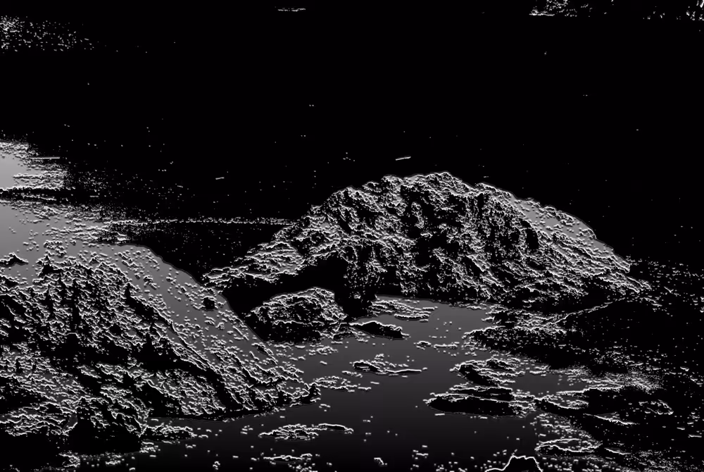 stone, black&white