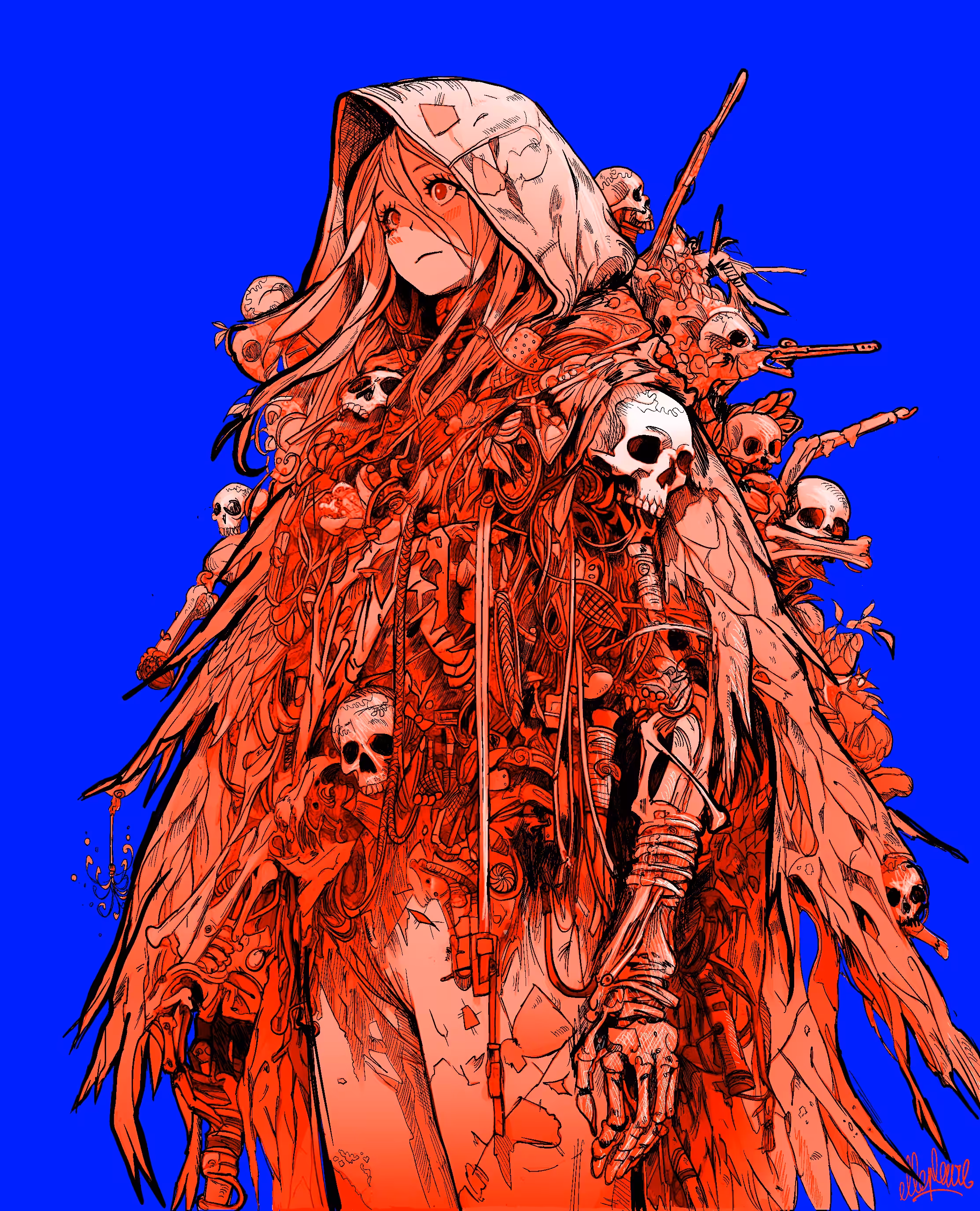 red moon eclipse stranger