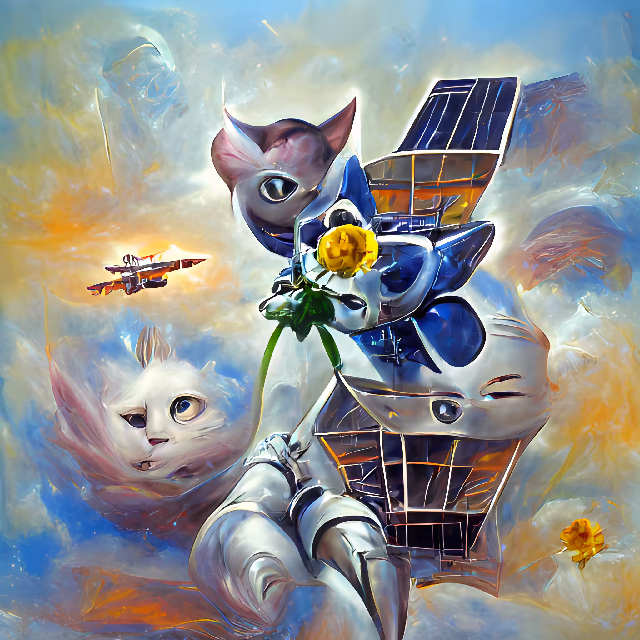 Cat robot space odsey#8