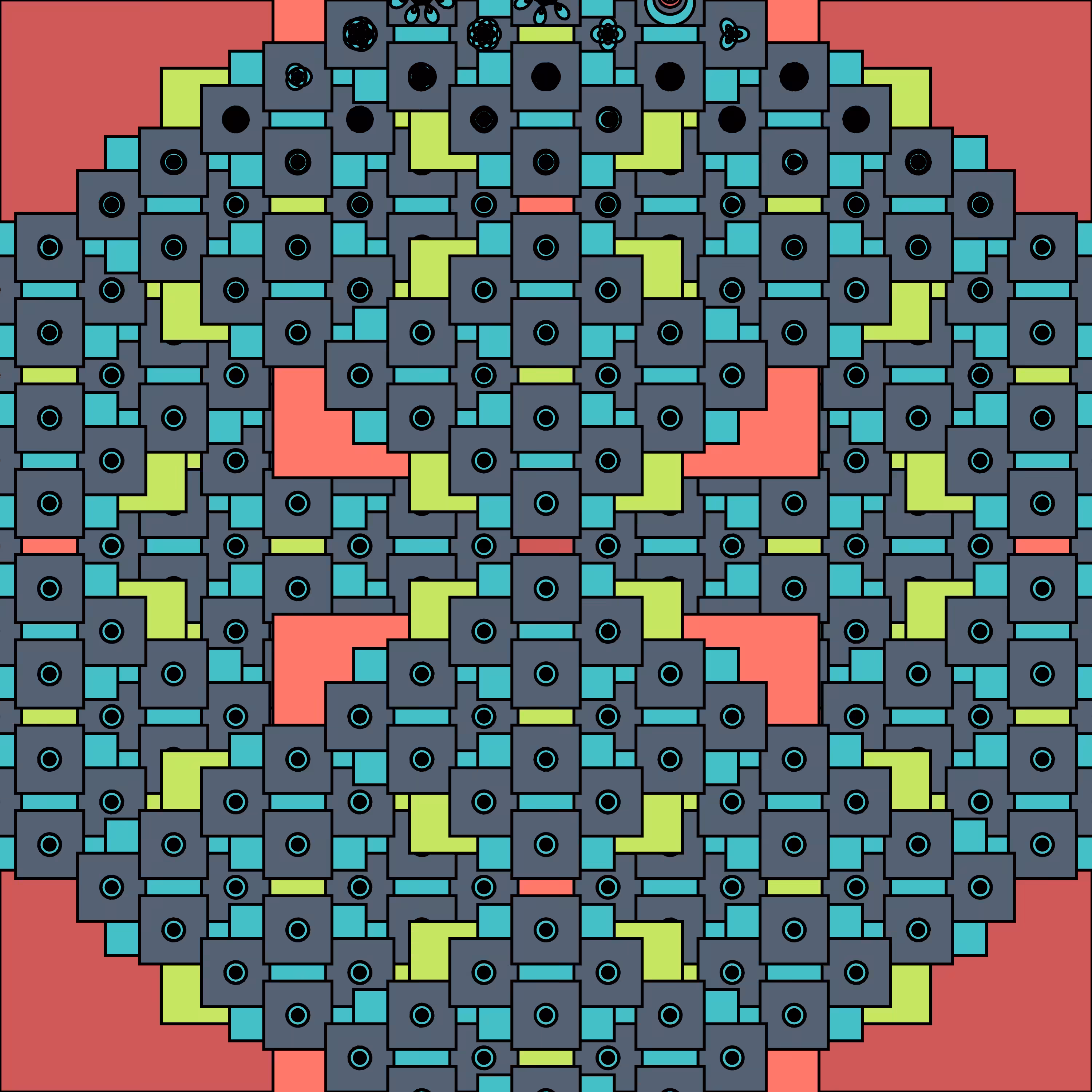 10 patterns 10 palettes #22