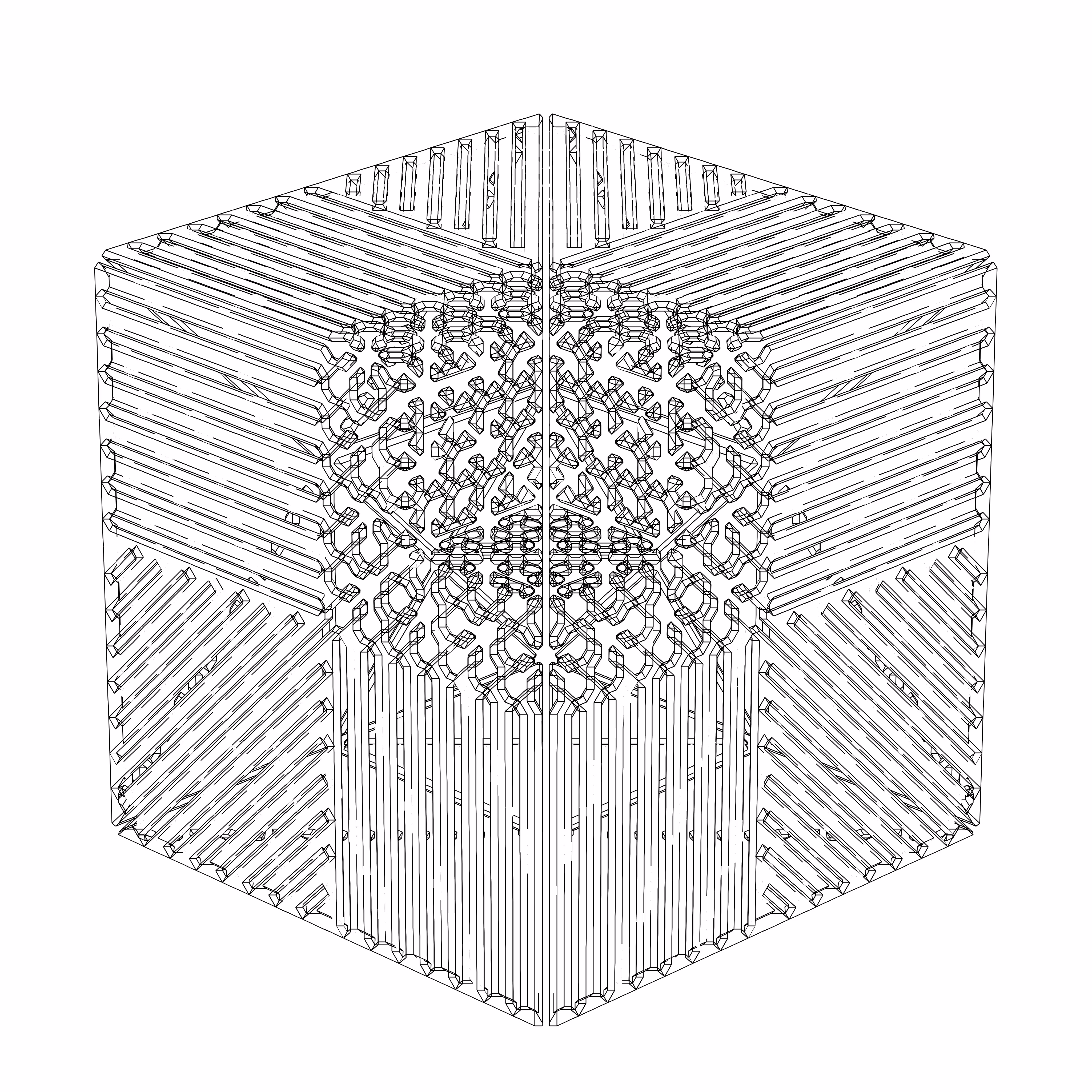 LL21 Alien Art Cube #817