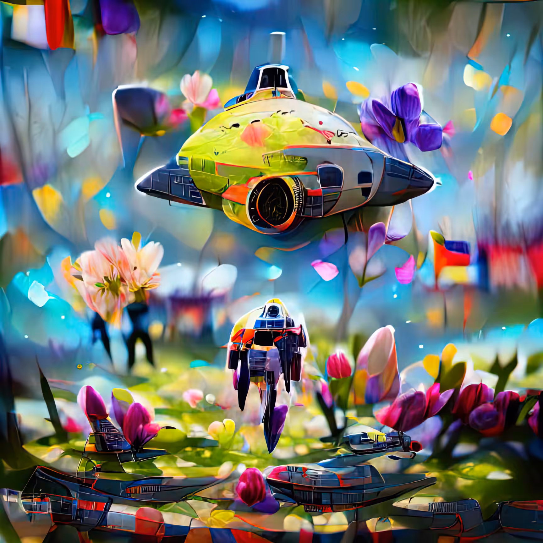 Anne Spalter AI Spaceships: Fields Frigate 185/501