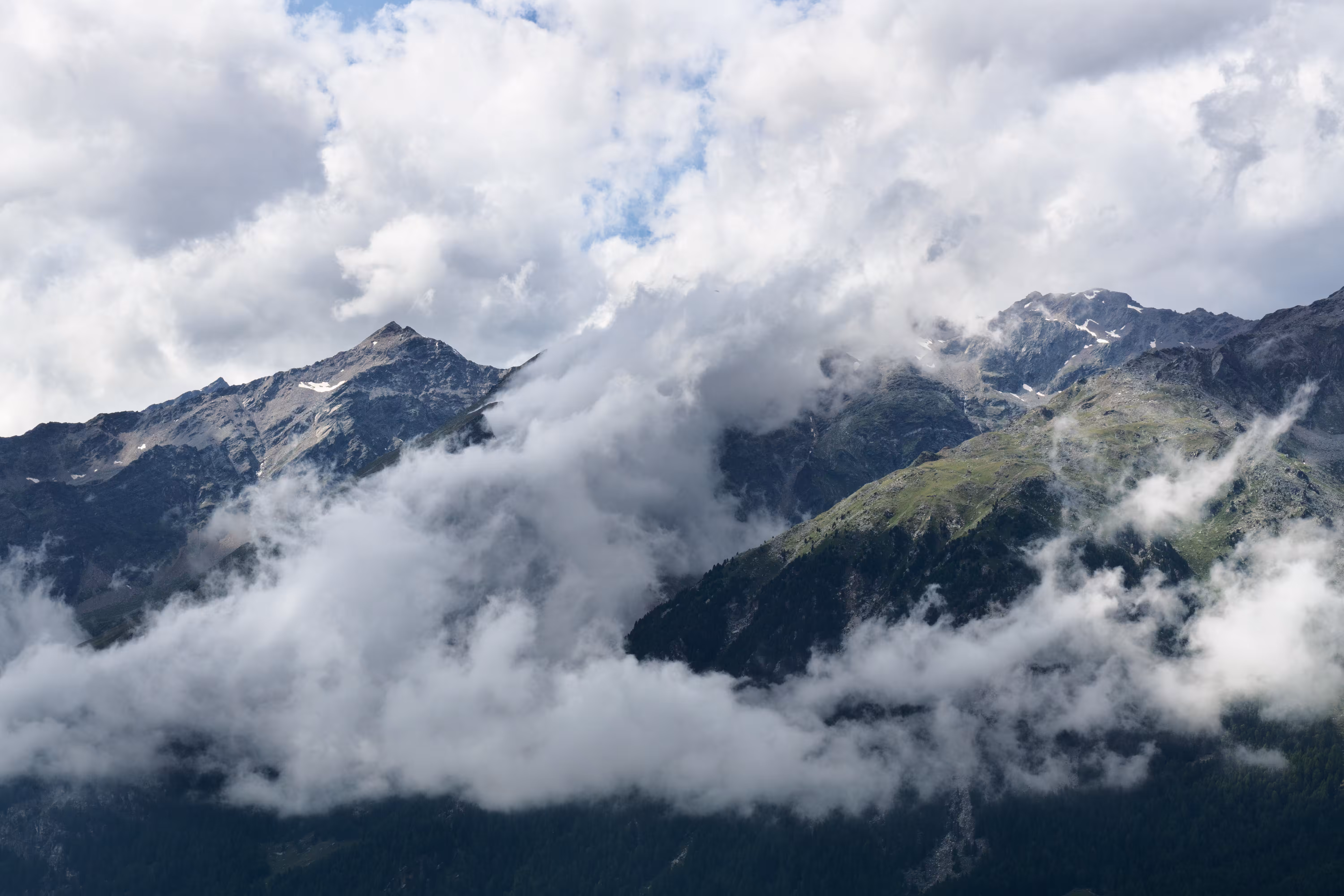 Embraced by clouds